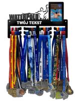 Wieszak na medale WATERPOLO ramka na zdjęcie twoje imię  398.3