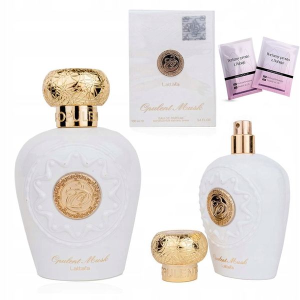 PERFUMY DAMSKIE LATTAFA OPULENT MUSK ORYGINALNE TRWAŁE MOCNE + 2 PRÓBKI zdjęcie 2