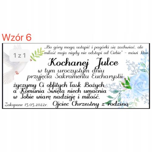 Personalizowane pudełko na banknoty prezent komuni na Arena.pl