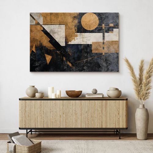 Obraz Canvas Do Salonu Abstrakcja Geometryczna Styl Glamour 40cm x 30cm na Arena.pl
