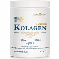 KOLAGEN 3 Peptydy HA MSM Wit C do Picia 10 000mg Włosy Stawy do picia 400 g