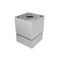 Nóżka meblowa NMK60, H-60mm, Aluminium mat