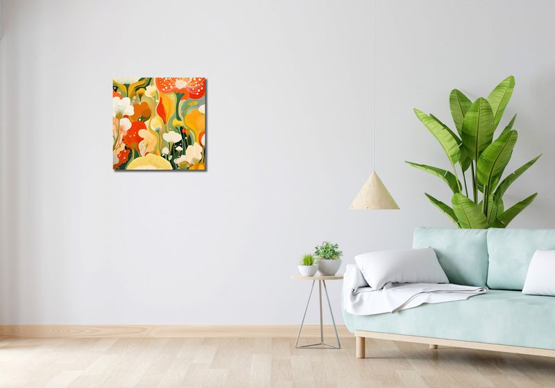 Obraz 50x50cm Kwiatowy Raj zdjęcie 2
