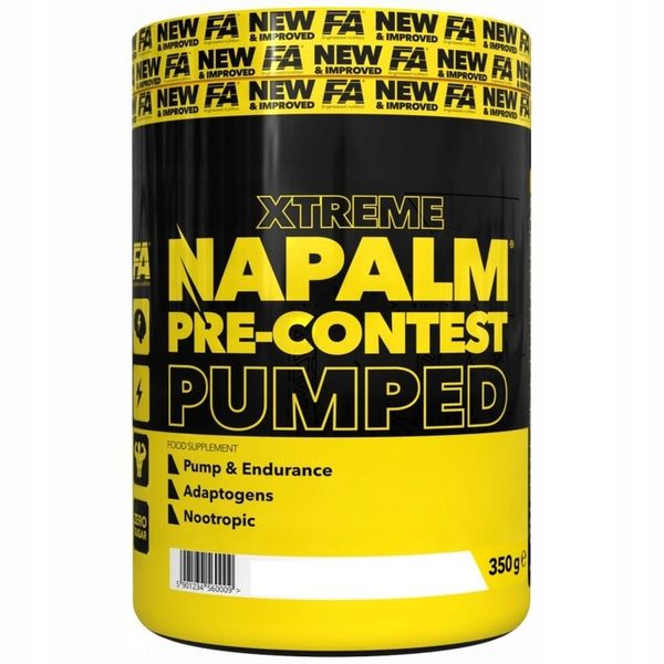 FA Xtreme Napalm Pre-Contest Pumped 350g MANGO LEMON zdjęcie 1