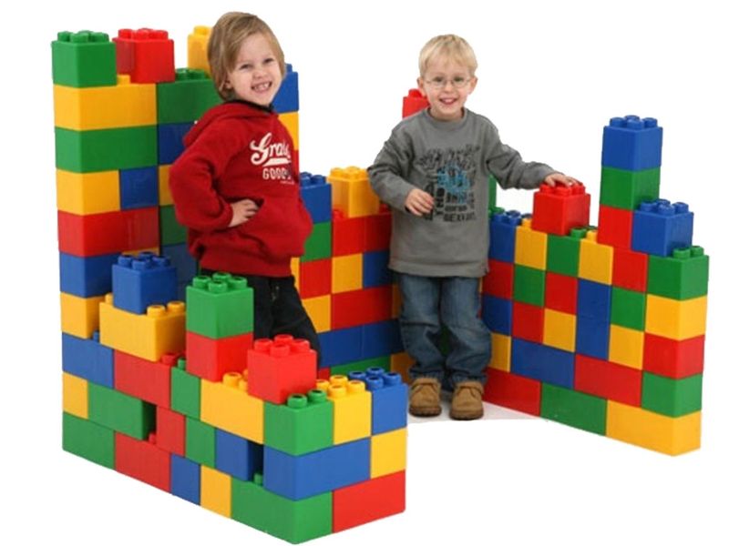 Klocki budowlane 45 elementy cegiełki 37510 zdjęcie 1