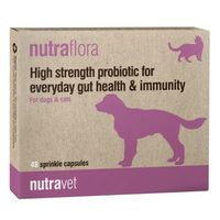 nutravet nutraflora for dogs & cats 48 kapsułek