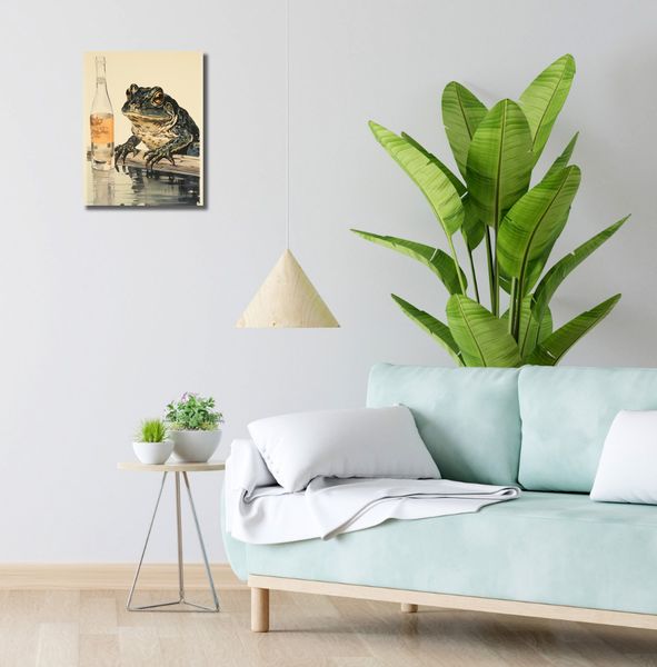 Obraz 30x40cm Refleksje Błotniaka zdjęcie 2