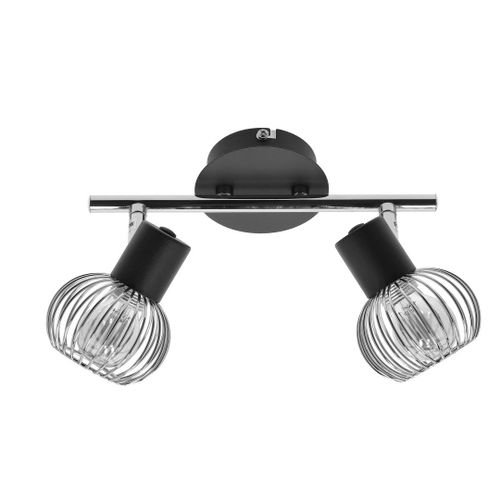 Oslo listwa 2x40W E14 czarny/chrom na Arena.pl