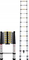 Drabina Teleskopowa Aluminiowa Składana Przystawna 3,8m 13 Stopni 150kg