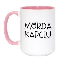 Duży Biało-Różowy 450 ml