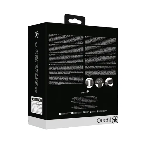 ouch! komplet do unieruchamiania ramion - regulowany pas z ekoskory na Arena.pl