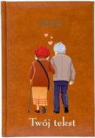 Kalendarz A5 2026 tygodniowy KSIĄŻKOWY prezent NA DZIEŃ BABCI Z NADRUKIEM