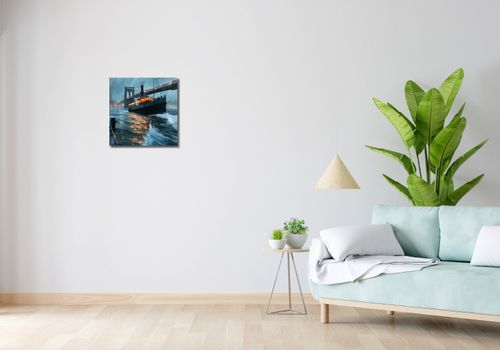 Obraz 40x40cm Stary Parowiec na Arena.pl