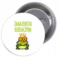 Przypinki buttony DZIEŃ KOBIET Żaajebista Kobieta
