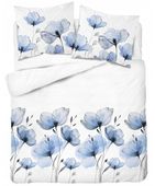 Pościel bawełniana 160x200cm MAKI NIEBIESKIE