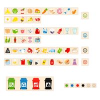 UKŁADANKA DREWNIANA  EDUKACYJNA