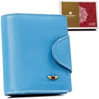 skórzany portfel damski z systemem rfid - peterson