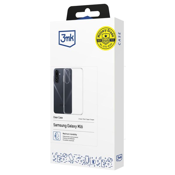 samsung galaxy m16 5g - 3mk clear case zdjęcie 10