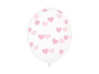 balony 6szt. serduszka  | sb14c-228-99p-6