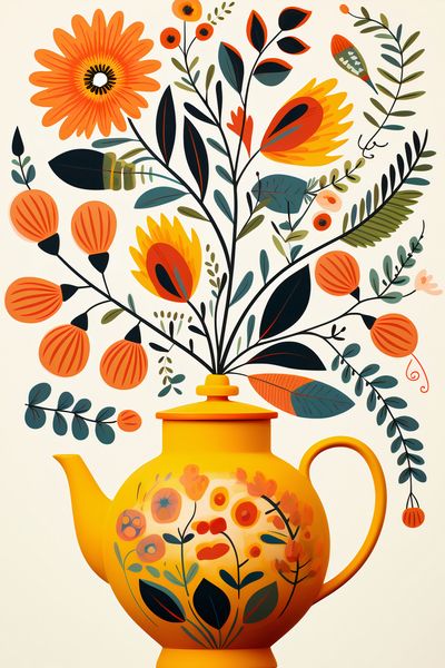 Plakat 40x60cm Bujna Herbata zdjęcie 1