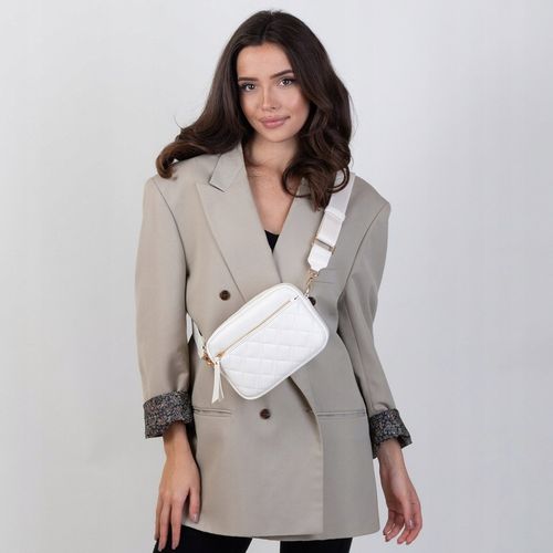 Alessio TOREBKA Damska CROSSBODY PIKOWANA na ramię PASEK QUILTED na Arena.pl