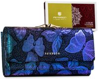 portfel damski skórzany ptn 421028-onbf s.blue