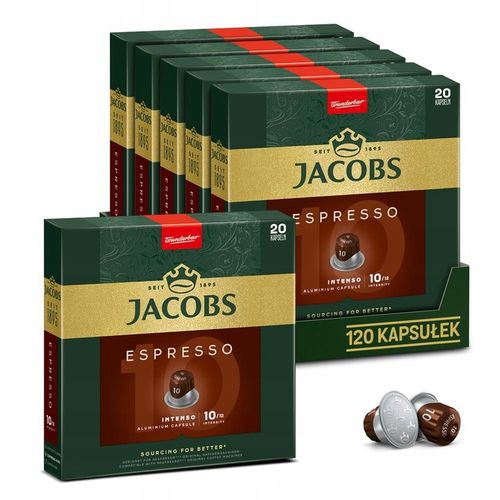 Kapsułki Jacobs Espresso 10 do Nespresso(r)* 120 kapsułek na Arena.pl