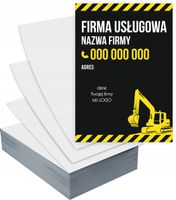 Ulotki A4 1000 szt firmowe reklamowe FIRMA USŁUGOWA+ PROJEKT GRATIS