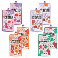 Owolovo Smoothie Mix 4 smaków 250 ml x 8 sztuk