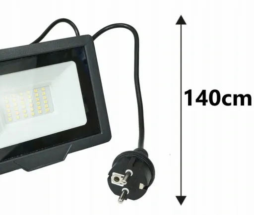 Halogen Naświetlacz Led 100W z kablem EKONOMICZNY zdjęcie 6