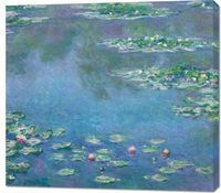 Obraz 100x90cm Water Lilies, Monet Vintage do Salonu