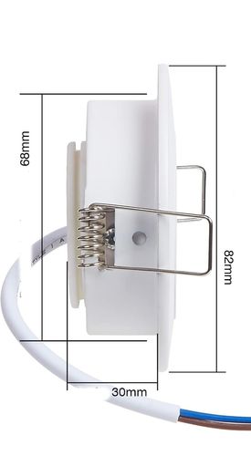 NIEKOMPLETNY Zestaw 7 oczek LED HCFEI 5W 230V białe 3000K 68mm 885062 na Arena.pl