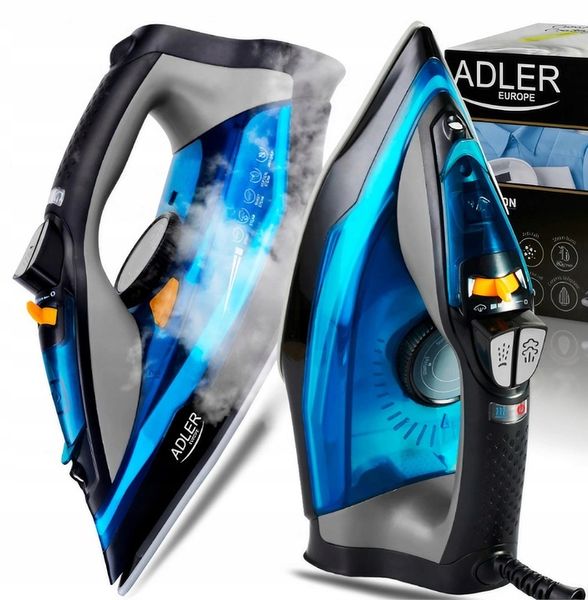 ŻELAZKO PAROWE CERAMICZNE SAMOCZYSZCZĄCE MOC 3000W STRAŻAK ANTI-CALC|DRIP zdjęcie 5