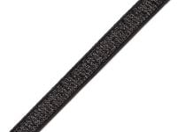 Guma brokatowa 10 mm ( 1 mb ) Czarna