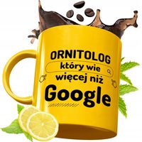 Złoty Kubek Premium Dla Ornitologa Prezent Z Nadrukiem Ze Zdjęciem