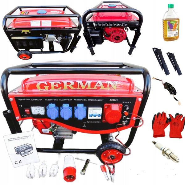 Agregat generator prądotwórczy 3,63kVA GERMANY 2,9 PREMIUM + GRATISY zdjęcie 1