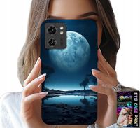 ETUI DO MOTOROLA EDGE 40 - PEŁNIA KSIĘŻYCA KSIĘŻYC FUTERAŁ + FOLIA