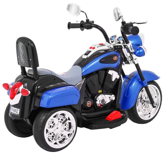 Motorek Chopper Nightbike Niebieski zdjęcie 7