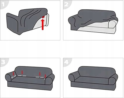 Pokrowiec Na Narożnik W Kształcie Litery ""L"" Beż Cappuccino Welur na Arena.pl