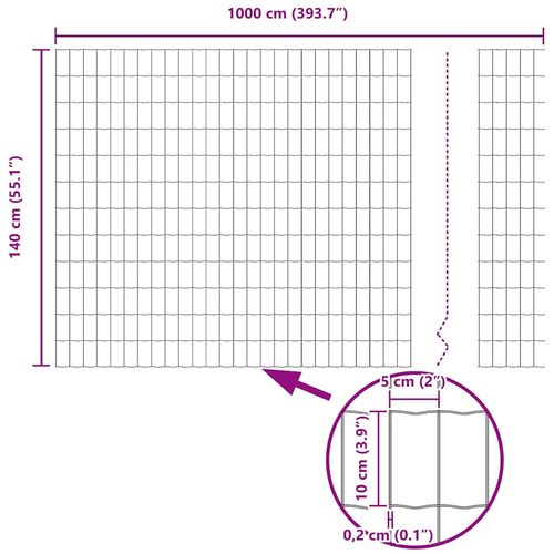 Ogrodzenie Euro Srebrny 1.4 x 10 m na Arena.pl