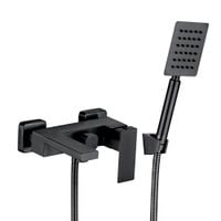 Bateria wannowa WEZER PRO3B-02-BLACK z zestawem prysznicowym