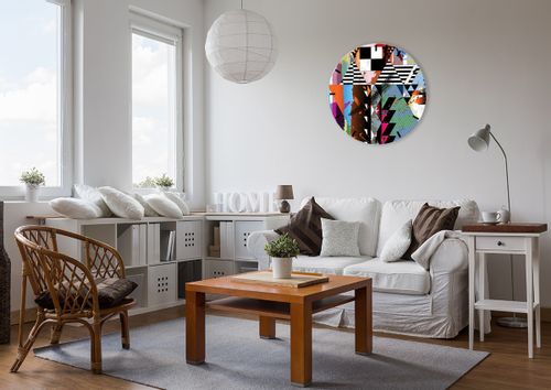 Zegar Ścienny - Kompozycja Figury - 60X60 Cm - C3Ar60X60-3636 na Arena.pl