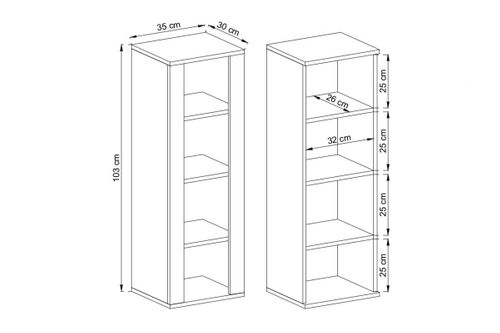 Nadstawka + Regał CAREN na Arena.pl