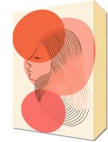 Obraz 20x30cm Zmierzch Linijny