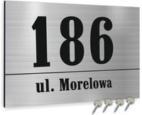 TABLICZKA ADRESOWA NUMER DOMU SZYLD - ALUMINIUM