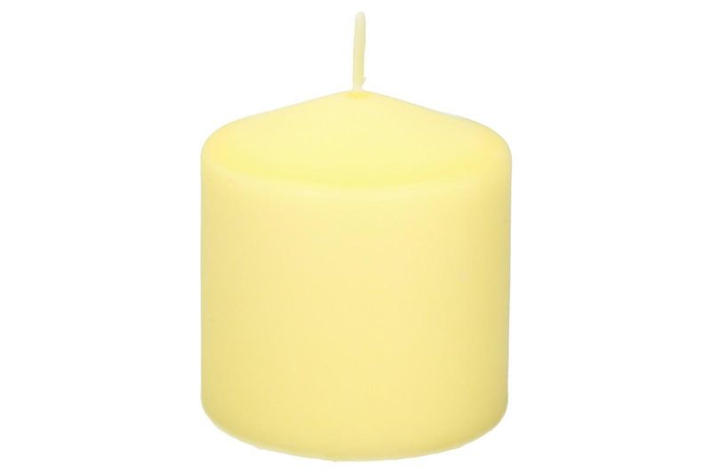 świeca pillar żółta  210g zdjęcie 1