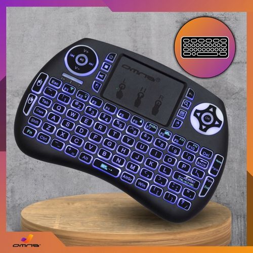 Klawiatura podświetlana bezprzewodowa z touchpadem mini do tabletu tel LED na Arena.pl