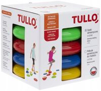 Tullo fizjo dyski sensoryczne kolor zestaw 4 sztuki do ćwiczeń dla dzieci