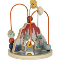 PĘTLA MOTORYCZNA z koralikami WULKAN DINOZAURY