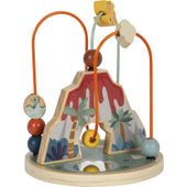 PĘTLA MOTORYCZNA z koralikami WULKAN DINOZAURY